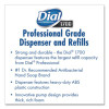Dial 1700 Manual Dispenser, 1.7 L, 7.07 x 3.95 x 12.66, Pearl, 3/Carton
