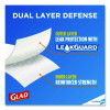 Cloroxpro Forceflex Tall Kitchen Drawstring Trash Bags, 13 Gal, 24 x 27.38, Gray, 100 Bags/Box, 4 Boxes/Carton