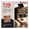 L20 Towels, Pop-Up Box, 4-Ply, 9.1 x 16.8, Unscented, White, 88/Box, 10 Boxes/Carton
