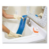Economy Wet Mopping Pad, Microfiber, 18", Blue, 12/Carton