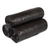 High-Density Commercial Can Liner Value Pack, 56 Gal, 19 Mic, 43" x 46", Black, Interleaved Roll, 25 Bags/Roll, 6 Rolls/Ct