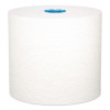 Hard Roll Paper Towels With Premium Absorbency Pockets With Colored Core, Blue Core, 1-Ply, 7.5" x 700 Ft, White, 6 Rolls/Ct