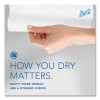 Pro Hard Roll Paper Towels With Absorbency Pockets For Scott Pro Dispenser, Blue Core Only, 1-Ply, 7.5" x 900 Ft, 6 Rolls/Ct