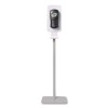 Fit Touch Free Dispenser Floor Stand, 15.7 X 15.7 X 58.3, White