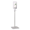 Fit Touch Free Dispenser Floor Stand, 15.7 X 15.7 X 58.3, White