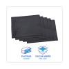 Linear Low Density Industrial Can Liners, 60 Gal, 1.1 Mil, 38" x 58", Gray, Flat Pack, 100/Carton