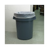 High Density Industrial Can Liners Flat Pack, 60 Gal, 13 Mic, 38" x 60", Natural, Flat Pack, 200/Carton
