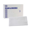 High Density Industrial Can Liners Flat Pack, 60 Gal, 13 Mic, 38" x 60", Natural, Flat Pack, 200/Carton