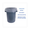 High Density Industrial Can Liners Flat Pack, 45 Gal, 16 Mic, 40" x 48", Natural, Flat Pack, 200/Carton