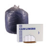 High Density Industrial Can Liners Flat Pack, 56 Gal, 16 Mic, 43" x 48", Natural, Flat Pack, 200/Carton
