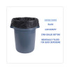 Linear Low Density Industrial Can Liners, 45 Gal, 0.7 Mil, 40" x 46", Black, Flat Pack, 100/Carton