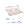 High Density Industrial Can Liners Coreless Rolls, 45 Gal, 16 Mic, 40" x 48", Natural, Perforated, 25 Bags/Roll, 10 Rolls/Ct