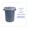 Linear Low Density Industrial Can Liners, 60 Gal, 0.9 Mil, 38" x 58", White, Flat Pack, 100/Carton