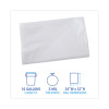 Linear Low Density Industrial Can Liners, 16 Gal, 0.5 Mil, 24" x 32", White, Flat Pack, 500/Carton
