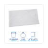 Linear Low Density Industrial Can Liners, 45 Gal, 0.9 Mil, 40" x 46", White, Flat Pack, 100/Carton