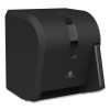 Hygienic Push-Paddle Roll Towel Dispenser, 13 X 10 X 14.4, Black