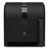 Hygienic Push-Paddle Roll Towel Dispenser, 13 X 10 X 14.4, Black