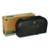Jumbo Jr. Bathroom Tissue Dispenser, Double Roll, 22.1 x 4.8 x 12.1, Black