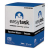 Easy Task A100 Wiper, Center-Pull, 1-Ply, 10 x 12, White, 275 Sheets/Roll With Zipper Bag