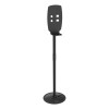 Floor Stand for Sanitizer Dispensers, Height Adjustable from 50" to 60", Black