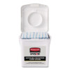 Disposable Microfiber Charging Bucket, 7.92 X 7.75 X 7.44, White, 4/Carton