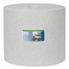 Industrial Cleaning Cloths, 1-Ply, 12.6 X 13.3, Gray, 1,050 Wipes/Roll