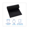 Low-Density Waste Can Liners, 16 Gal, 1 Mil, 24" x 32", Black, Perforated Roll, 10 Bags/Roll, 15 Rolls/Carton