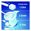Toiletwand Toilet Cleaning Refills, Toilet Cleaning Scrubbing Pads, Blue/White, 10/Pack, 6 Packs/Carton
