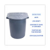 Low-Density Waste Can Liners, 60 Gal, 0.5 Mil, 38" x 58", White, Perforated Roll, 10 Bags/Roll, 10 Rolls/Carton