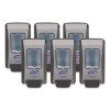 Fmx-20 Soap Push-Style Dispenser, 2,000 Ml, 6.5 X 4.65 X 11.86, Graphite/Chrome, 6/Carton