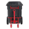 1.5 Cu Yd Brute Rotomolded Towable Tilt Truck, 2,100 Lb Capacity, Black