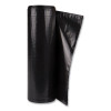 Low-Density Commercial Can Liners, 60 Gal, 1.2 Mil, 38" x 58", Black, Interleaved Roll, 10 Bags/Roll, 10 Rolls/Carton