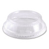 Pla Clear Cold Cup Lids, Dome Lid, Fits 9 Oz To 24 Oz Parfait Cups, Plastic, Clear, 1,000/Carton
