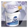 Power Clean Wipers For Disinfectants, Sanitizers,Solvents Wettask Customizable Wet Wipe System, 140/Roll, 6 Rolls/1 Bucket/Ct
