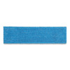 Adaptable Flat Mop Pads, Microfiber, 19.5 X 5.5, Blue