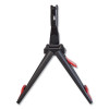 Adaptable Flat Mop Frame, 18.25 x 4, Plastic, Black/Gray/Red