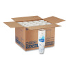 Pathways Paper Hot Cups, Wisesize, 12 Oz, White/Brown, 25/Bag, 20 Bags/Carton
