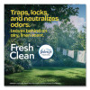 Forceflex Kitchen Drawstring Trash Bags, 13 Gal, Fresh Clean With Febreze Freshness, 24 x 27.38, White, 80/Box