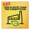 Guaranteed Strong Large Drawstring Trash Bags, Three-Ply, 30 Gal, 1.05 Mil, 30 x 33, Black, 28 Bags/Box, 6 Boxes/Carton