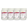 Dispatch Hospital Cleaner Disinfectant Towels w/Bleach, 1-Ply, 6.75 x 8, Unscented, White, 150/Canister, 8 Canisters/Carton