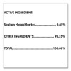 Dispatch Hospital Cleaner Disinfectant Towels w/Bleach, 1-Ply, 6.75 x 8, Unscented, White, 150/Canister, 8 Canisters/Carton