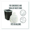 Twist-Tie Light-Duty Can Liners, 10 Gal, 0.36 Mil, 24" x 24", Clear, Flat Pack, 300/Box