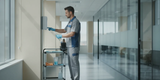 How can facilities plan hand sanitizer dispenser refill routes?