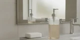 When do commercial facilities choose bar soap instead of liquid soap?