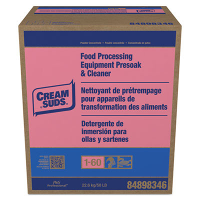 Manual Pot And Pan Presoak And Detergent With Phosphate, Baby Powder Scent, Powder, 50 Lb Box