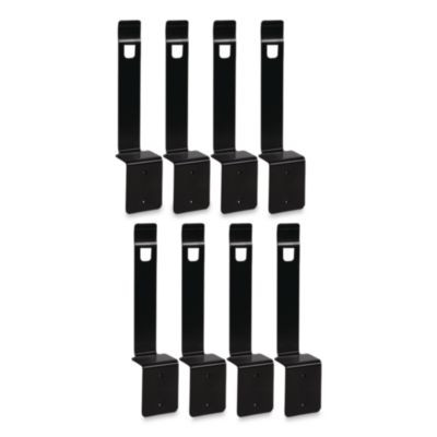 Rail Mount For Es Everywhere System, Black, 8/Pack