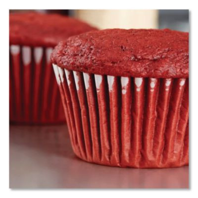 Fluted Bake Cups, 2.25" Diameter x 1.88" h, White, Paper, 500/Pack, 20 Packs/Carton