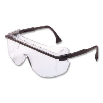 Astrospec Otg 3001 Eyewear S2500C, Black Half Frame Otg, Clear Single Lens