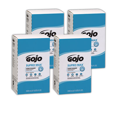 Supro Max Hand Cleaner Refill, Unscented, 2,000 Ml, 4/Carton