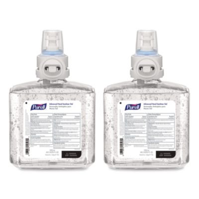 Advanced Hand Sanitizer Gel Refill, 1,200 Ml, Clean Scent, For Es8 Dispensers, 2/Carton